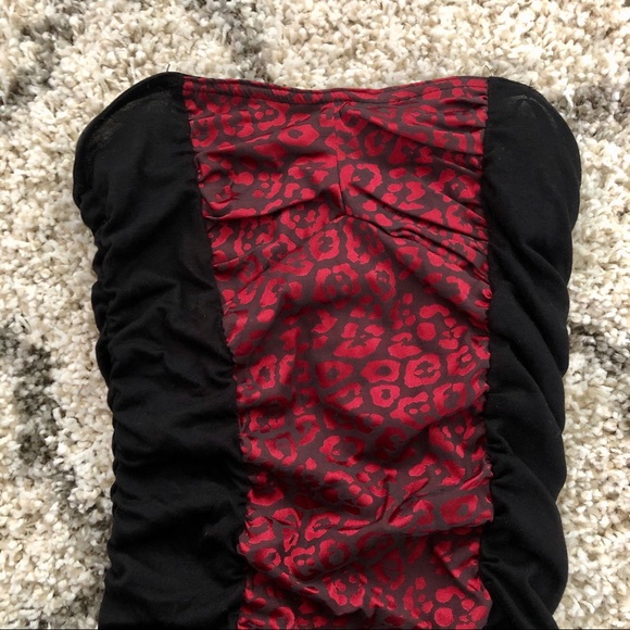 Fashion Nova Dresses Ruched Leopard Print Tube Dress Poshmark